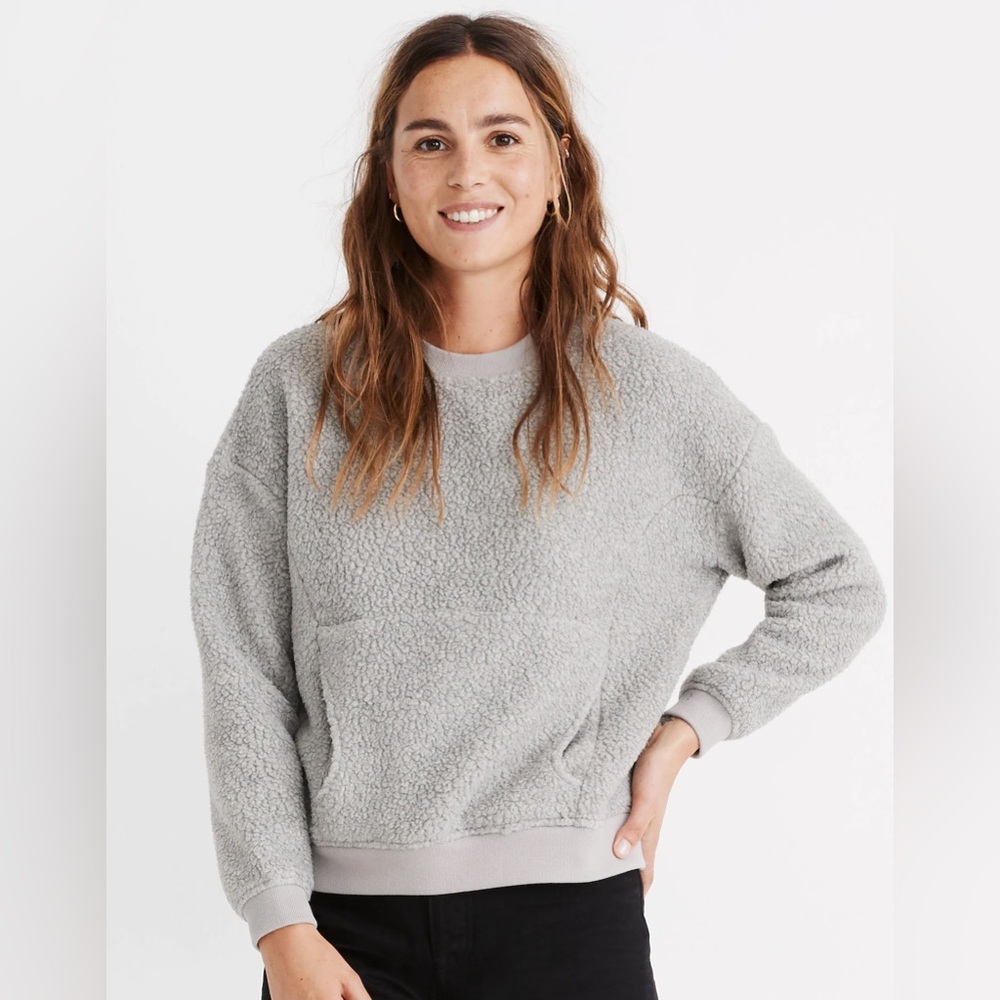 Madewell Polartec® Fleece Crewneck Sweatshirt